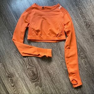 [Gymshark] Flawless Knit Long-sleeved Crop